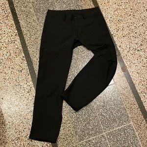 Mens Lululemon Black Athletic Dress Pants